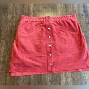 BCBGMaxAzria Mora Faux Suede Skirt Fall Autumn - size Medium